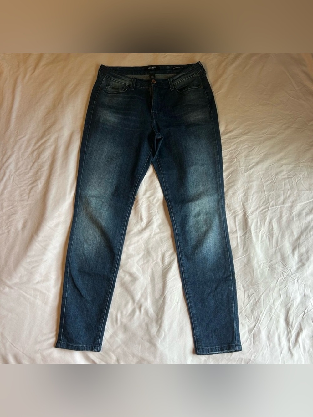 Nine West Mid Rise Cigarette Skinny Jeans - Size 6
